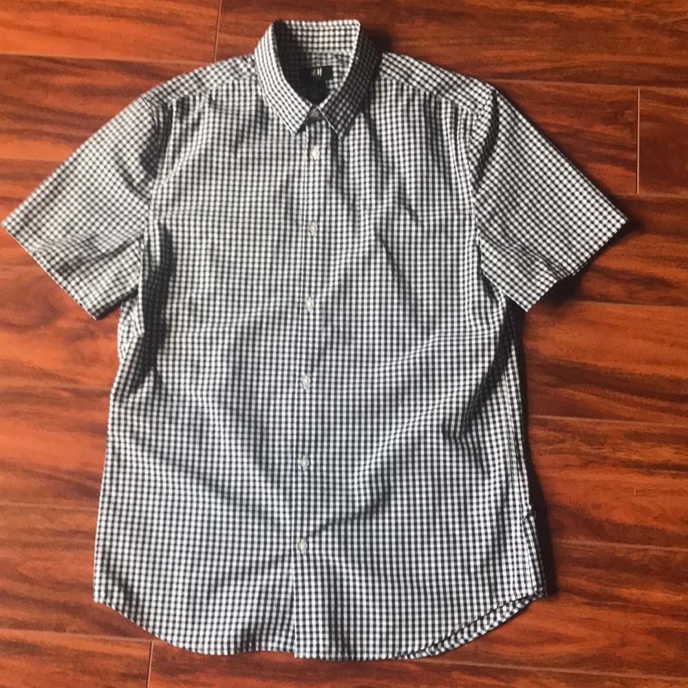 H&M short sleeve gingham